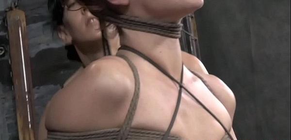  BDSM titty tortured Bella Rossi caned